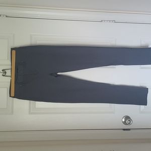 Calvin Klein Charcoal Grey Flat Front Skinny Pant, Size 4